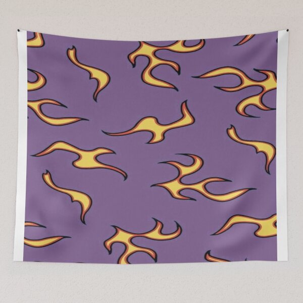 Item preview, purple fire pattern  designed and sold by idkbrb.