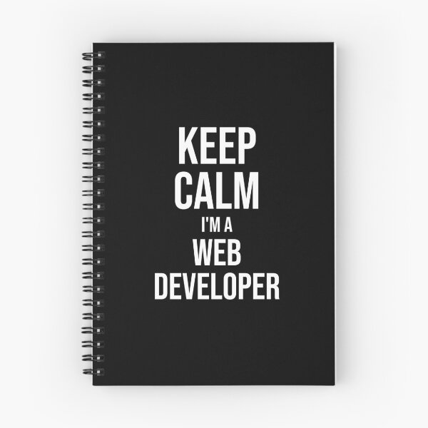 Item preview, Keep Calm I'm A Web Developer : Funny Web Developer T-shirt Coworker Gag Gift For Men And Women (Birthday, Halloween, Christmas & Thanksgiving Gifts Idea) designed and sold by Letaf.