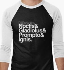FFXV Helvetica Men's Baseball ¾ T-Shirt