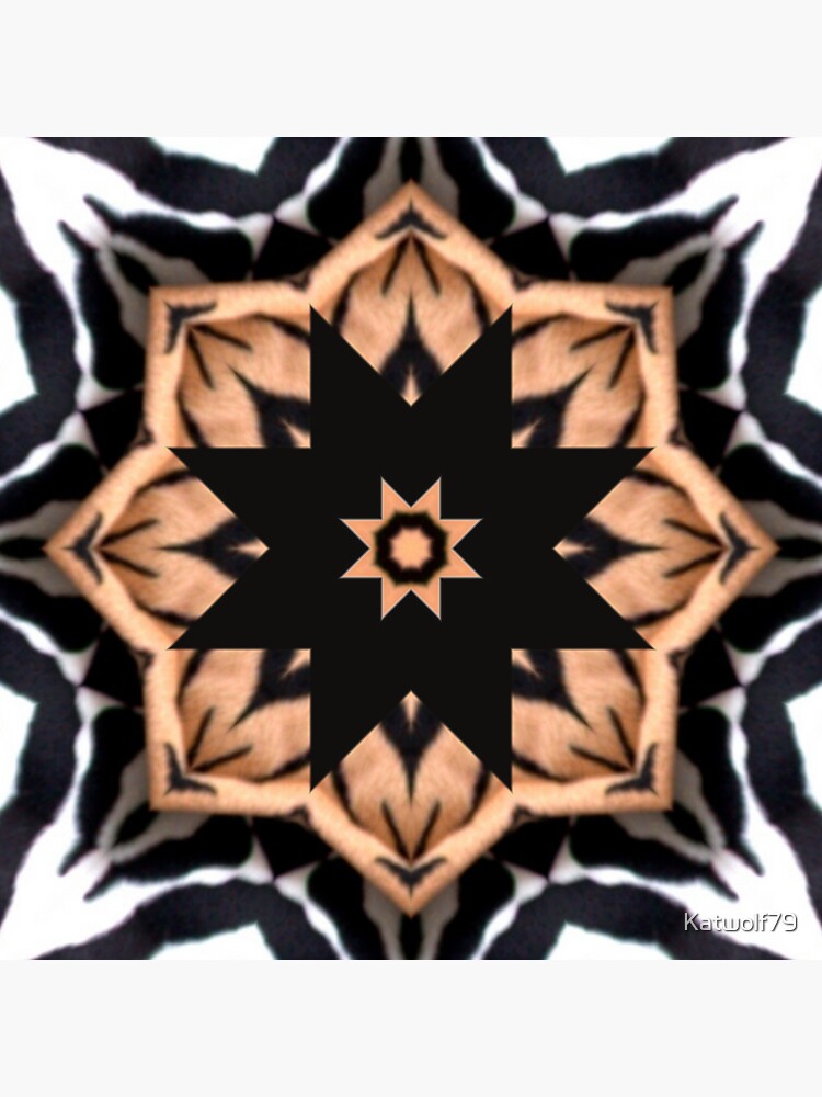 Animal Print Inspired Geometric Pattern Design by Katwolf79
