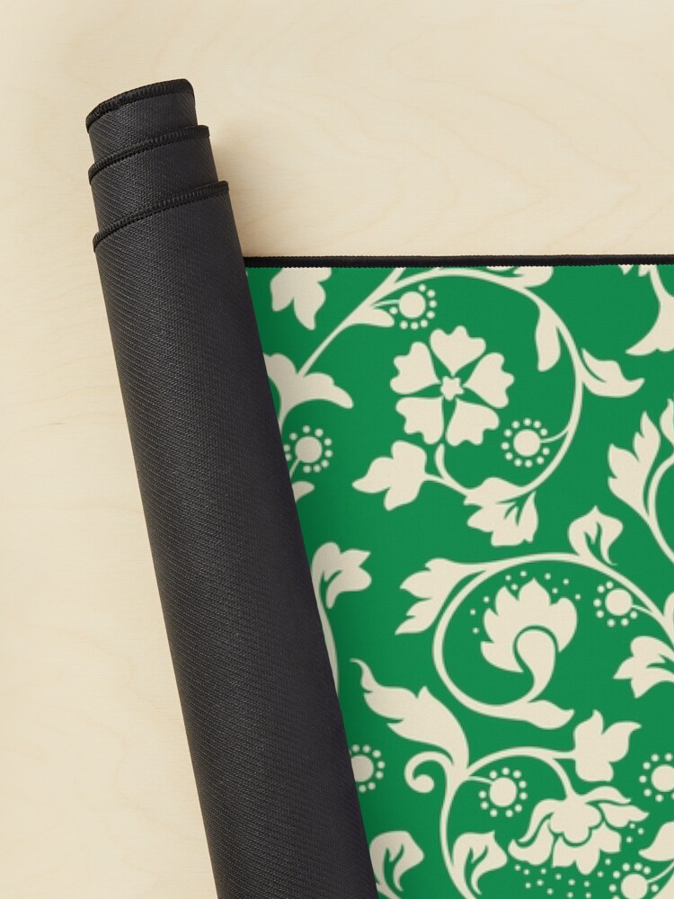 Alternate view of Classic Floral Pattern (Green) Mouse Pad