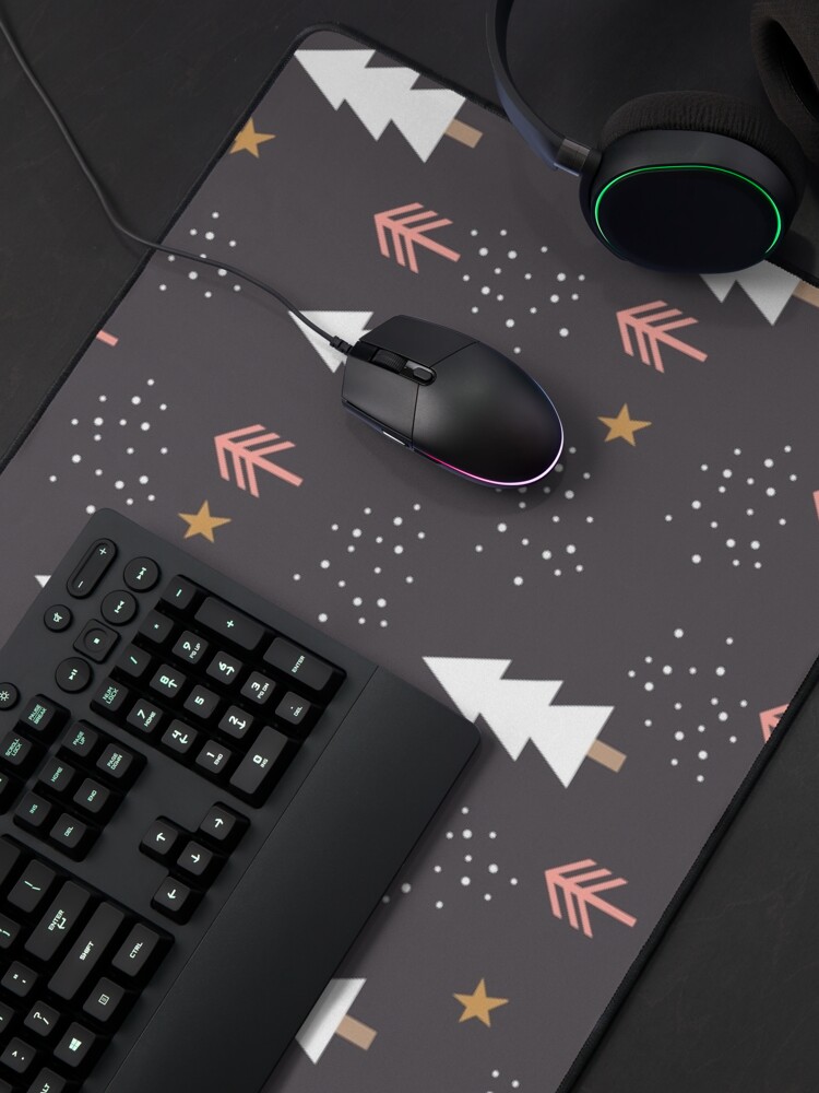 Alternate view of Winter tree pattern Mouse Pad