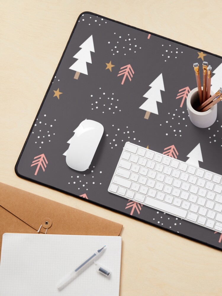 Alternate view of Winter tree pattern Mouse Pad