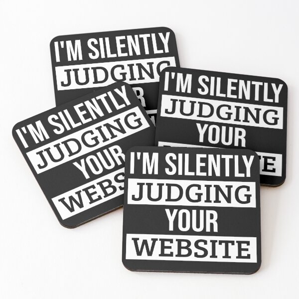 Item preview, I'm Silently Judging your Website : Funny Web Developer T-shirt Coworker Gag Gift For Men And Women (Birthday, Halloween, Christmas & Thanksgiving Gifts Idea) designed and sold by Letaf.