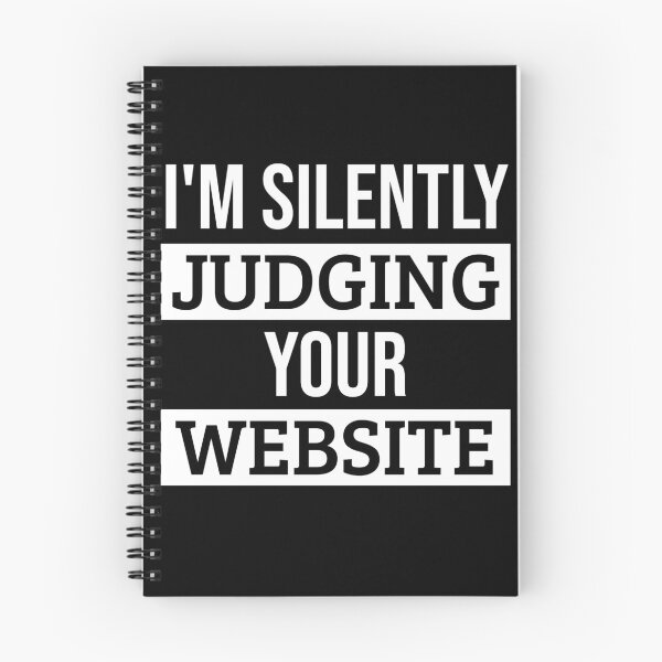 Item preview, I'm Silently Judging your Website : Funny Web Developer T-shirt Coworker Gag Gift For Men And Women (Birthday, Halloween, Christmas & Thanksgiving Gifts Idea) designed and sold by Letaf.