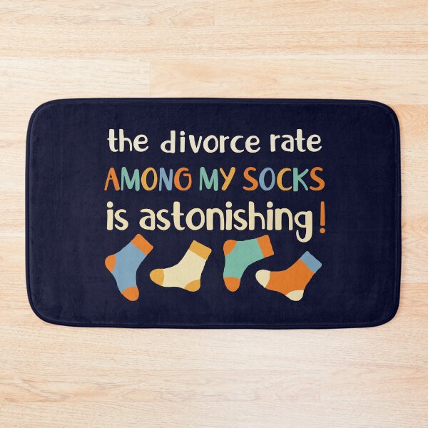 Item preview, Socks Divorce Rate designed and sold by GrimButterfly.
