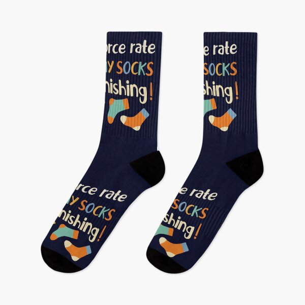 Item preview, Socks Divorce Rate designed and sold by GrimButterfly.