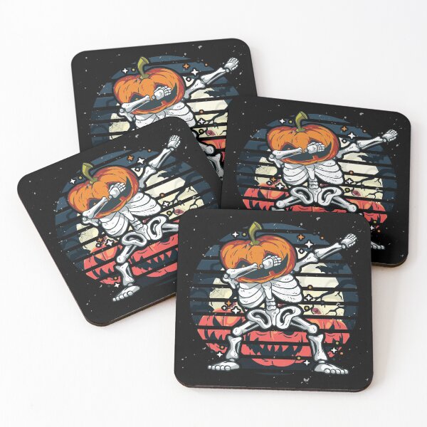 Item preview, Halloween Dab Skeleton Pumpkin designed and sold by titanosdesign.