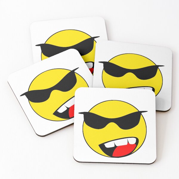 Item preview, Yellow Attitude emoji with glasses and killer smile. designed and sold by Menariya.