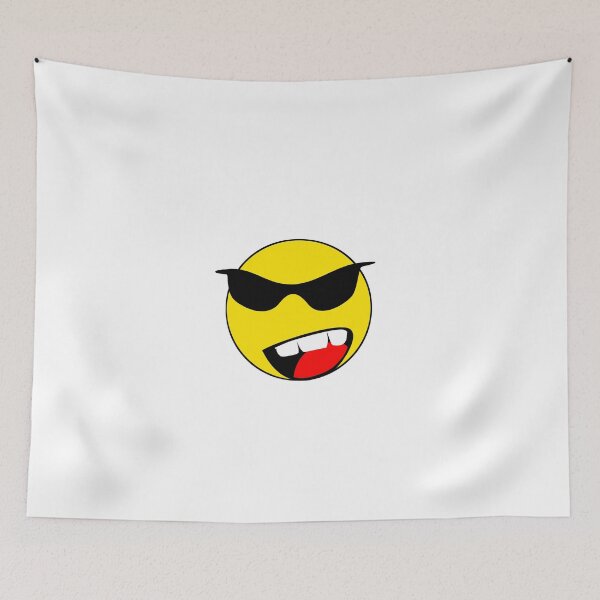 Item preview, Yellow Attitude emoji with glasses and killer smile. designed and sold by Menariya.
