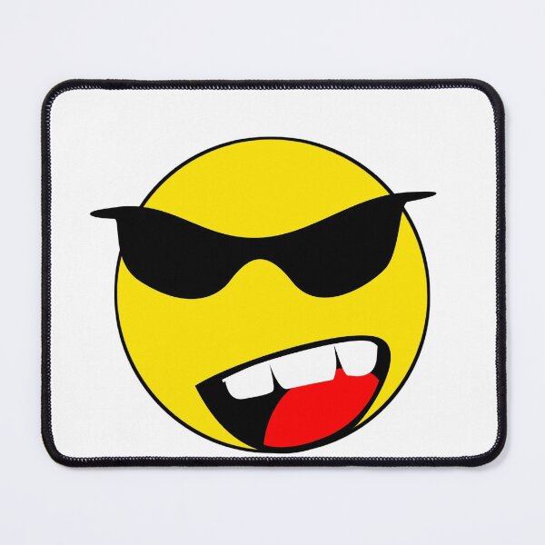 Item preview, Yellow Attitude emoji with glasses and killer smile. designed and sold by Menariya.