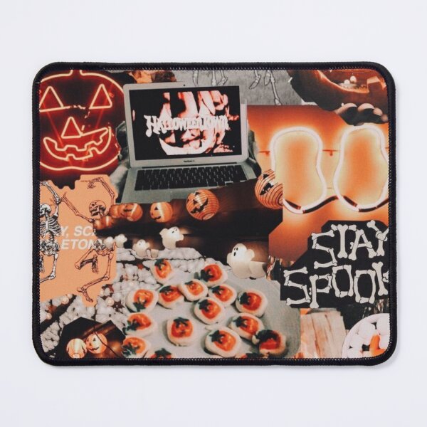 Item preview, orange halloween collage designed and sold by idkbrb.