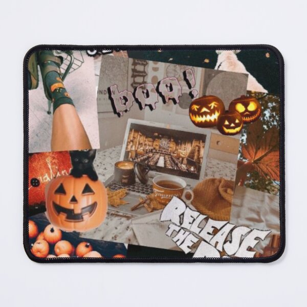 Item preview, fall halloween collage  designed and sold by idkbrb.