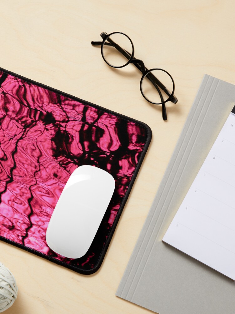 Alternate view of Cold reflections no3 rose Mouse Pad