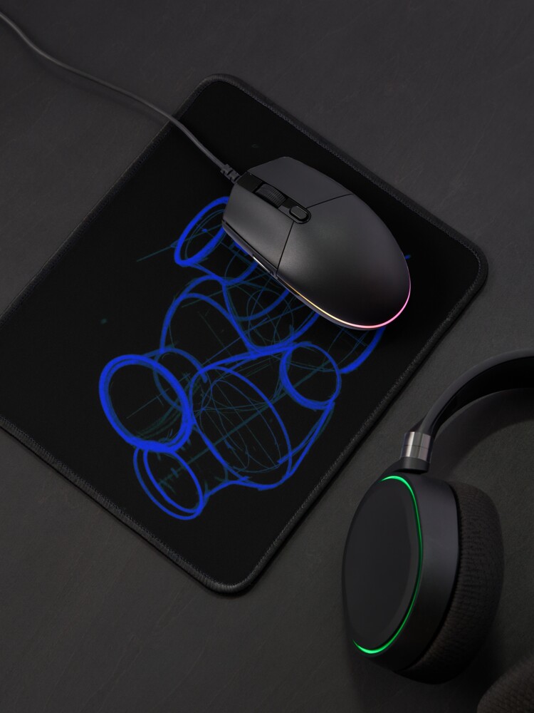 Alternate view of academic drawing of decanter Mouse Pad