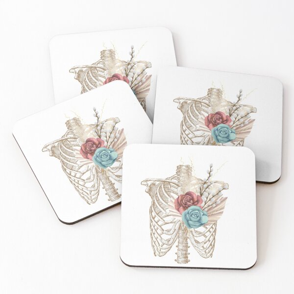 Item preview, Skull With Floral Vintage Boho Style For Men and Women designed and sold by Hartics.