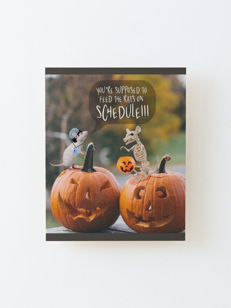 Alternate view of Halloween wall art Mounted Print