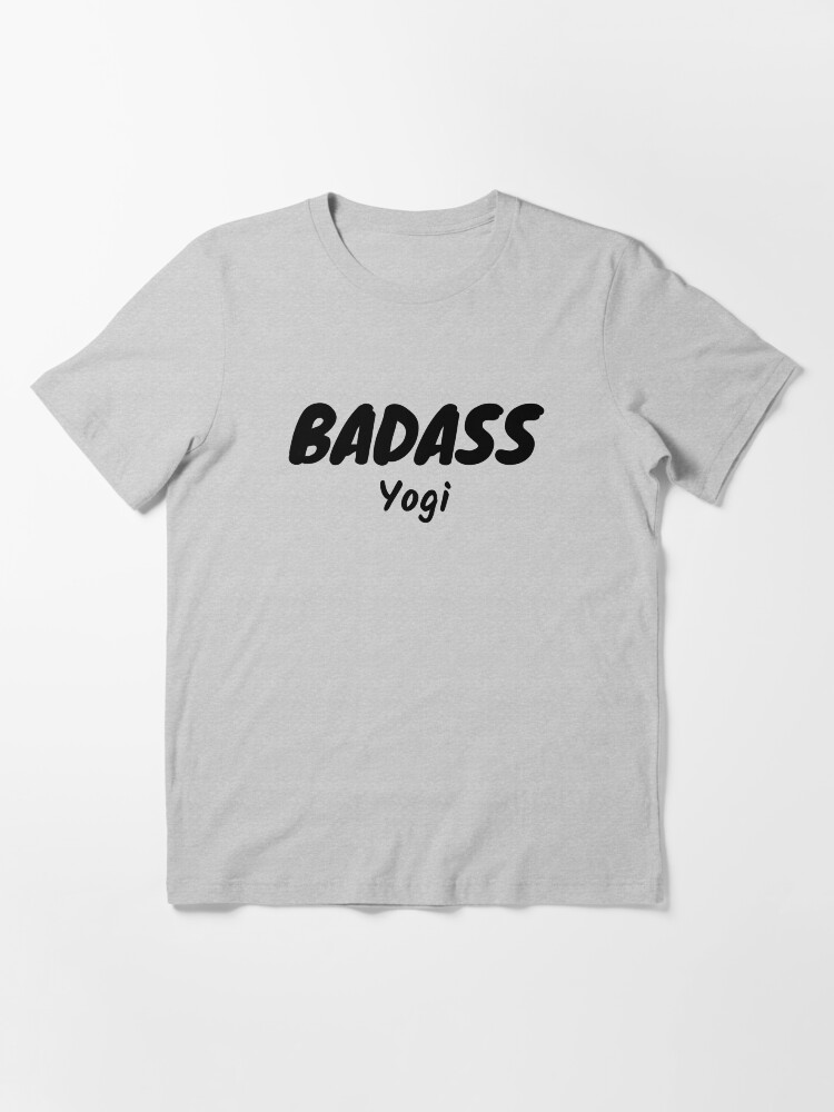 Alternate view of Badass Yogi Essential T-Shirt