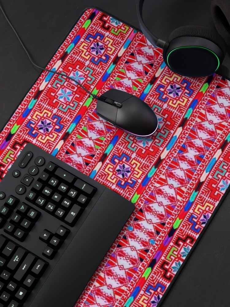 Alternate view of Red and Colors Design Mouse Pad