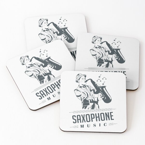 Artikelvorschau, Saxophonist mit Hut, Saxophonist, Saxophonist, Saxophonliebhaber, Jazzmusiker entworfen und verkauft von graphic-genie.