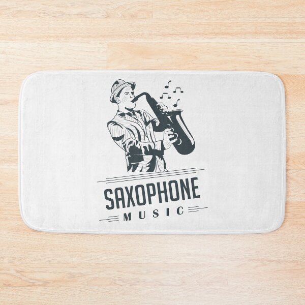 Item preview, Saxophonist with a Hat, Saxophone Player, Saxophonist, Saxophone Lover, Jazz Musician designed and sold by graphic-genie.