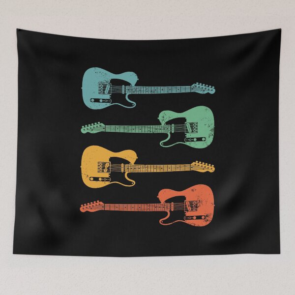 Item preview, T-Style Electric Guitar Cool Retro Colors designed and sold by nightsworthy.