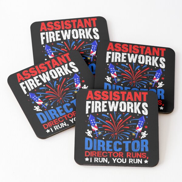 Item preview, Retro Assistant Fireworks Director USA Independence Day July 4th designed and sold by Lilyter Timperley.
