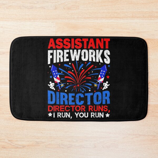 Item preview, Retro Assistant Fireworks Director USA Independence Day July 4th designed and sold by Lilyter Timperley.