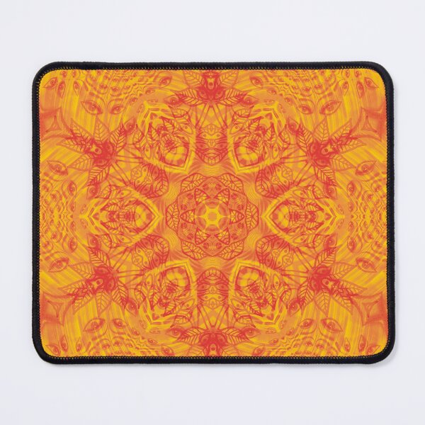Item preview, Kiss of Wisdom Eyes - Trippy Sunset Mandala designed and sold by GloomyLand.