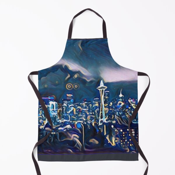 Item preview, Abstract Seattle Skyline Design designed and sold by Constant Readers.