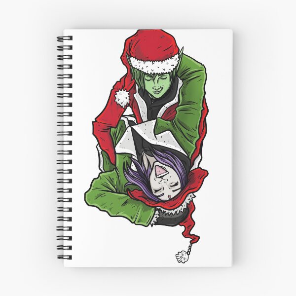Item preview, Beast Boy and Raven - Holidays  designed and sold by CryptidArt.