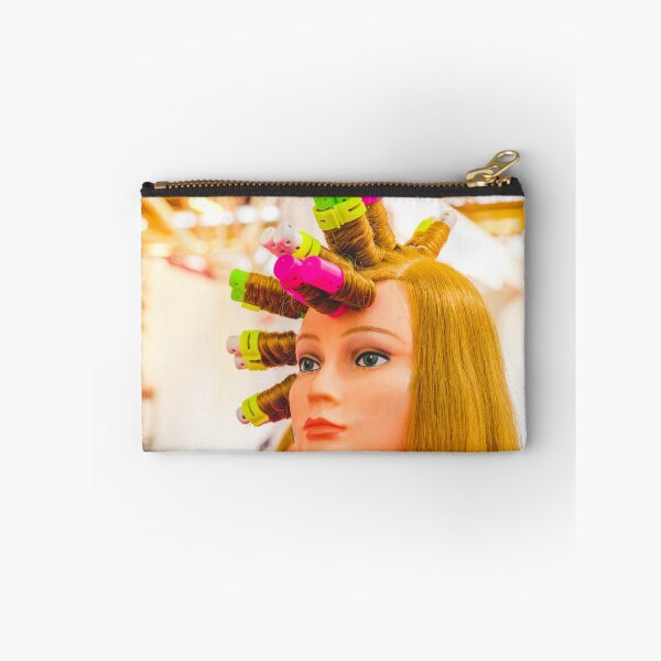 Item preview, curlers wig hairdresser face background hairdresser curlers and curlers on wig designed and sold by fineartitalia.