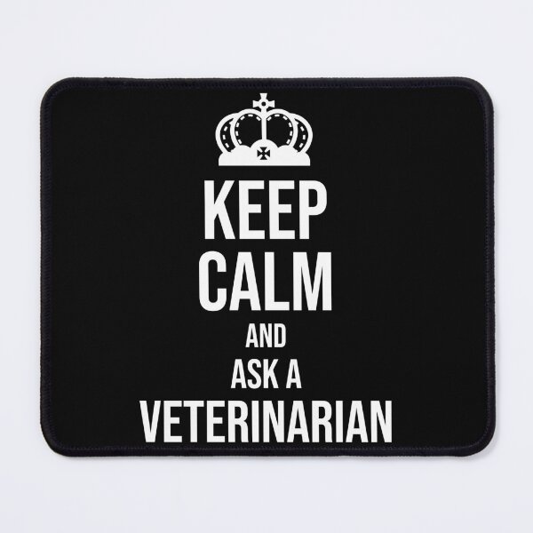 Item preview, Keep Calm and Ask a Veterinarian : Funny Veterinarian T-shirt Coworker Gag Gift For Men And Women (Birthday, Halloween, Christmas & Thanksgiving Gifts Idea) designed and sold by Letaf.
