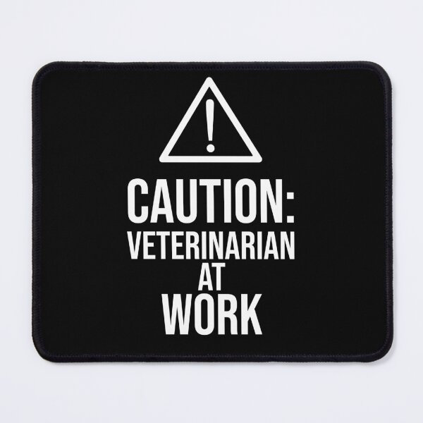 Item preview, Caution: Veterinarian at work : Funny Veterinarian T-shirt Coworker Gag Gift For Men And Women (Birthday, Halloween, Christmas & Thanksgiving Gifts Idea) designed and sold by Letaf.