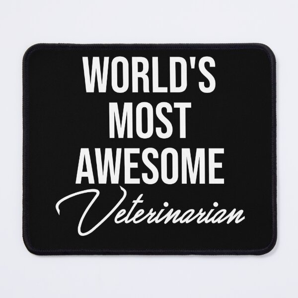 Item preview, World's Most Awesome Veterinarian : Funny Veterinarian T-shirt Coworker Gag Gift For Men And Women (Birthday, Halloween, Christmas & Thanksgiving Gifts Idea) designed and sold by Letaf.