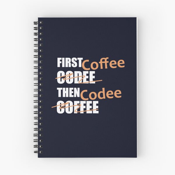Item preview, First Coffee then Codee Funny Programming Quote designed and sold by IrinchiDE.