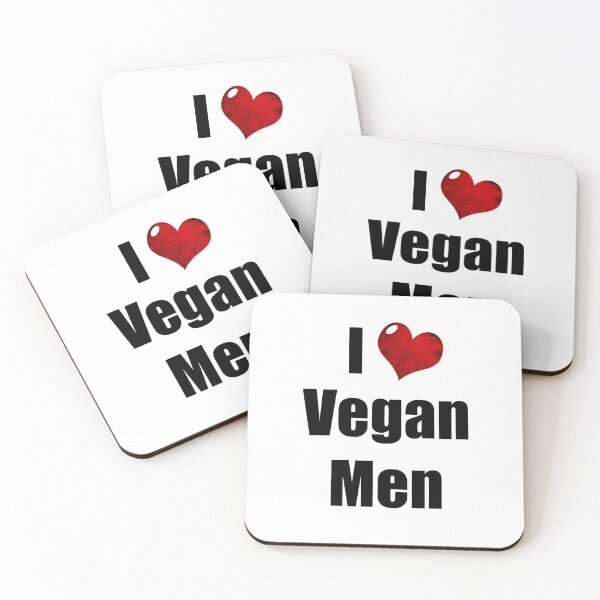 Item preview, I love vegan men - grunge heart designed and sold by Anteia.