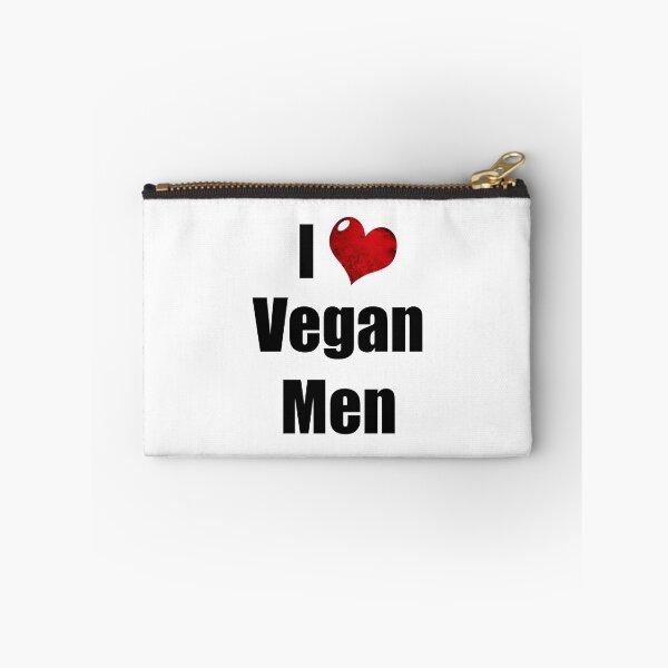 Item preview, I love vegan men - grunge heart designed and sold by Anteia.