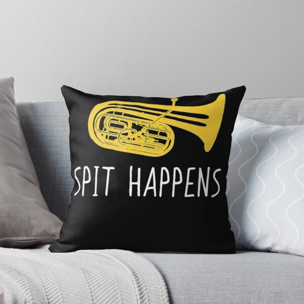 Item preview, Funny Tuba Spit Happens Marching Band Player designed and sold by DorotheaBertram.