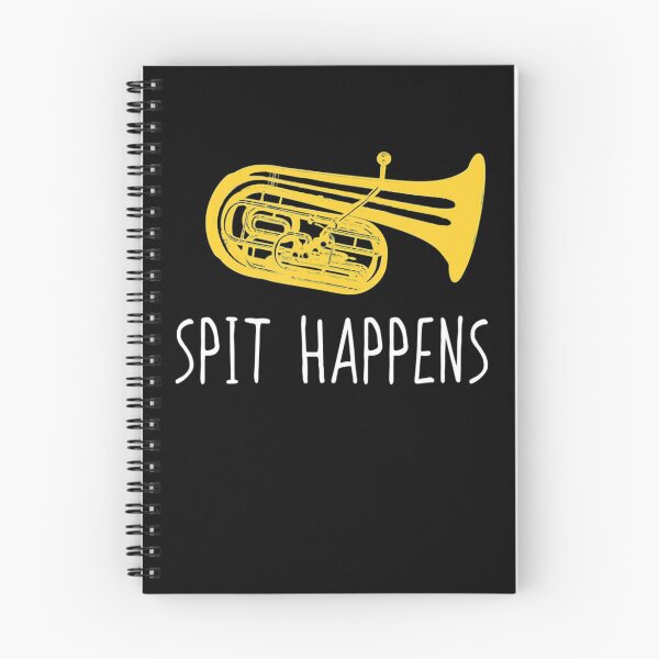 Item preview, Funny Tuba Spit Happens Marching Band Player designed and sold by DorotheaBertram.