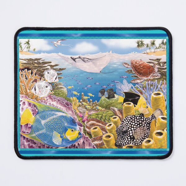 Under-water scene, Tobago. Mouse Pad