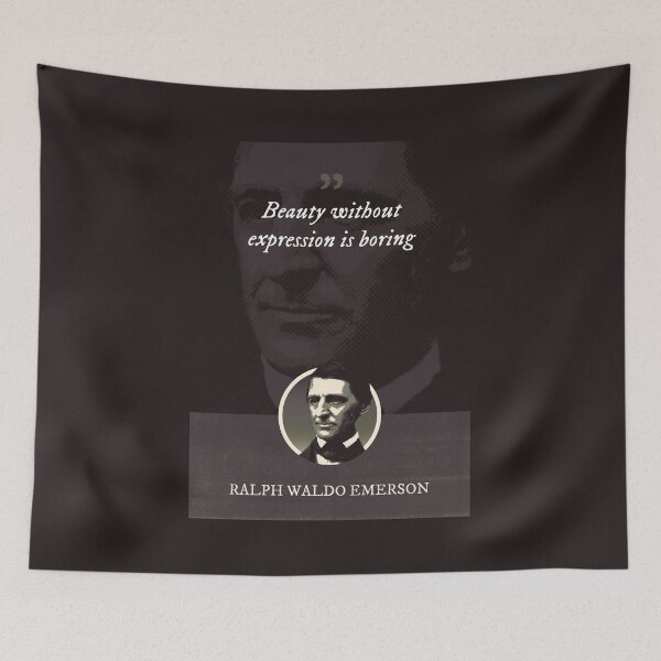 Item preview, Ralph Waldo Emerson - Beauty without expression is boring designed and sold by Syahrasi.
