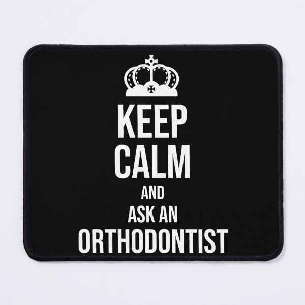 Item preview, Keep Calm and Ask an Orthodontist : Funny Orthodontist T-shirt Coworker Gag Gift For Men And Women (Birthday, Halloween, Christmas & Thanksgiving Gifts Idea) designed and sold by Letaf.