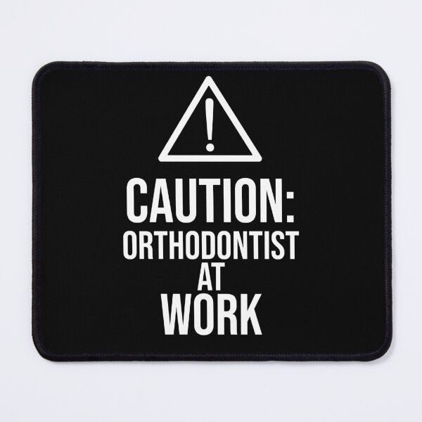 Item preview, Caution: Orthodontist at work : Funny Orthodontist T-shirt Coworker Gag Gift For Men And Women (Birthday, Halloween, Christmas & Thanksgiving Gifts Idea) designed and sold by Letaf.
