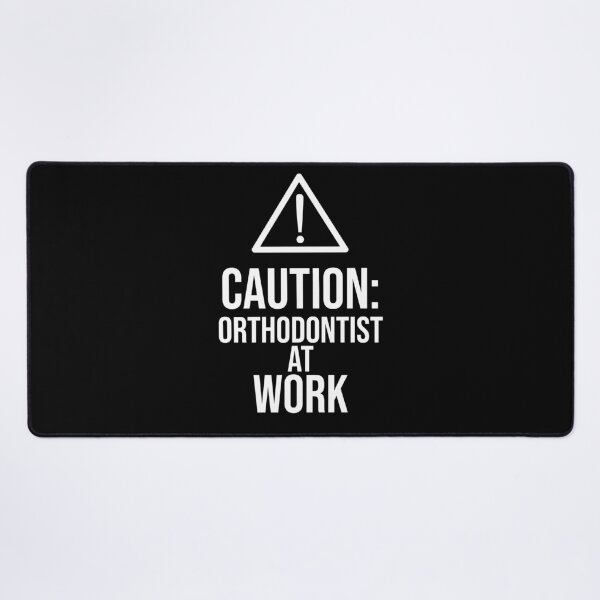 Item preview, Caution: Orthodontist at work : Funny Orthodontist T-shirt Coworker Gag Gift For Men And Women (Birthday, Halloween, Christmas & Thanksgiving Gifts Idea) designed and sold by Letaf.