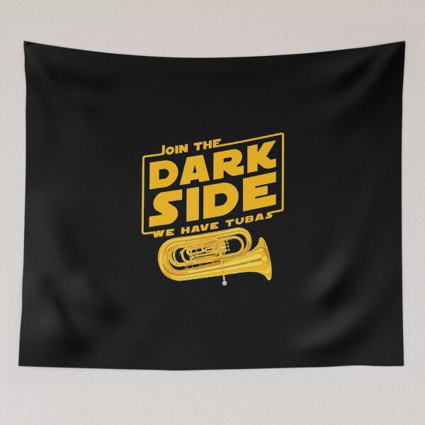 Artikelvorschau, Treten Sie dem Dark Side Tuba Player bei entworfen und verkauft von DorotheaBertram.