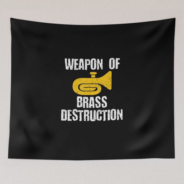 Item preview, Marching Band Brass Destruction Funny Tuba designed and sold by DorotheaBertram.