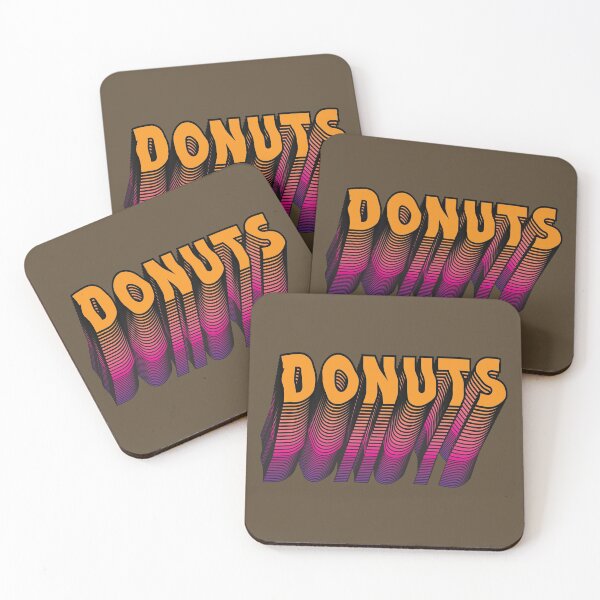 Item preview, Colorful donut typography designed and sold by Donutlovers.
