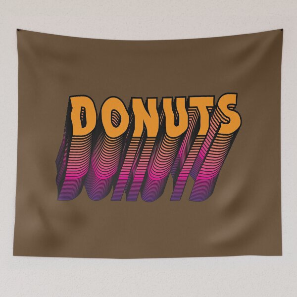 Item preview, Colorful donut typography designed and sold by Donutlovers.