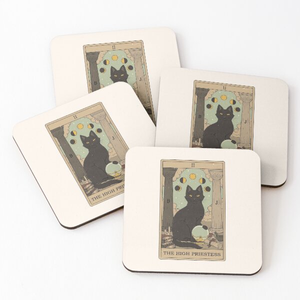 Item preview, The High Priestess - Cats Tarot designed and sold by Thiago Corrêa.